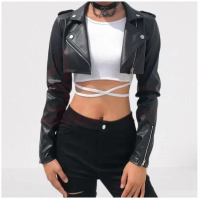 Cool Womens Chic Fashion Cropped Jacket