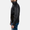 Equilibrium Black Leather Jacket side