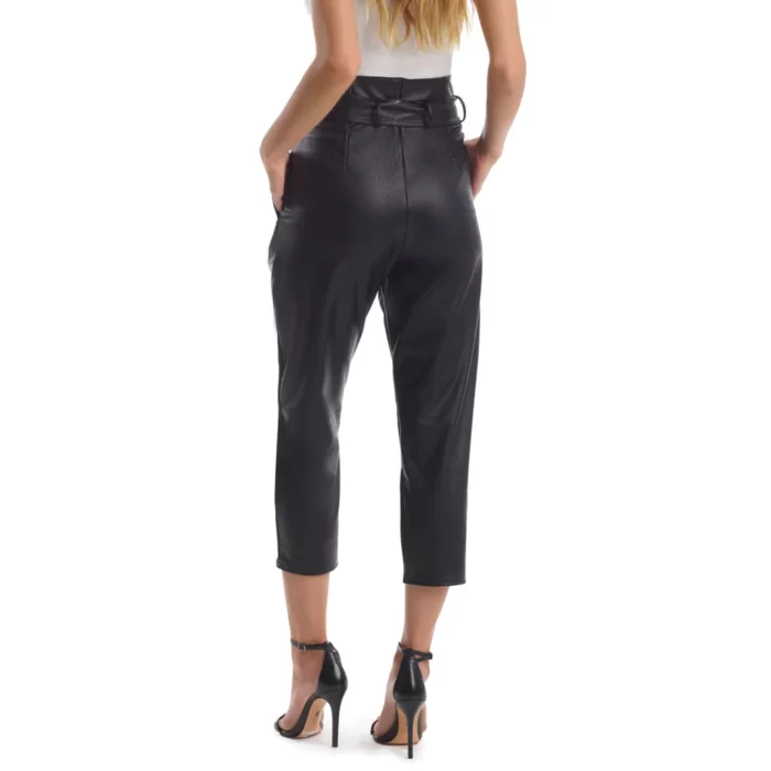 Handmade Leather Trousers for Women - Elegant and Timeless back side