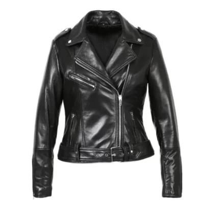 Kylee Women New Zealand Motorcycle Pure Leather Jacket