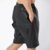 Perforated Leather Shorts For Men - Dotted Leather Shorts side view