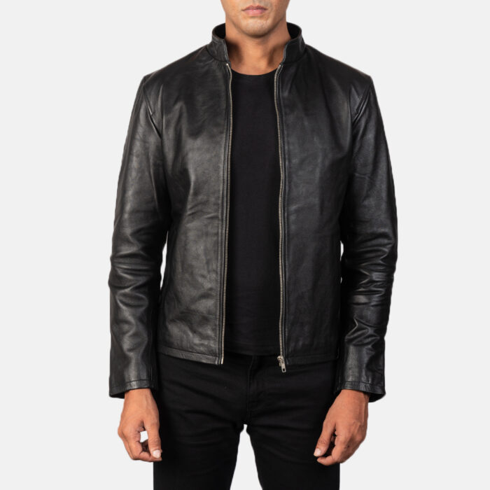 Alex Black Leather Biker Jacket - Limited
