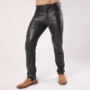 Men's Black Sheep Leather Biker Stylish Pants
